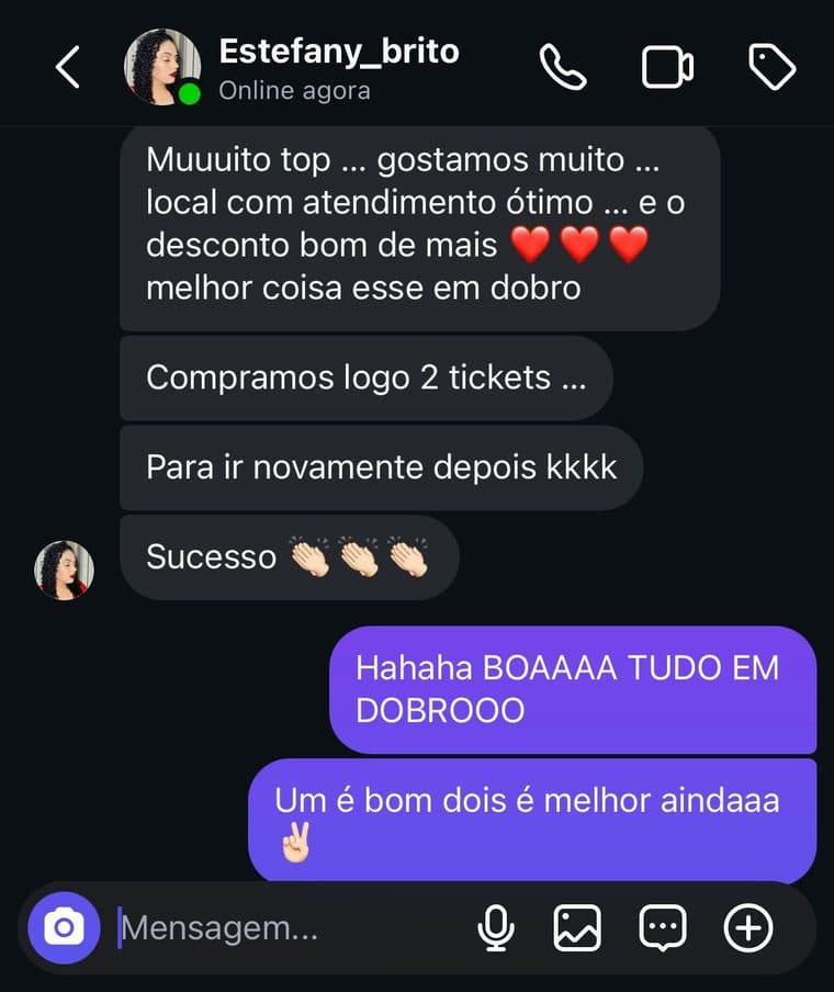 Depoimento de Estefany Brito — Chapecó em Dobro